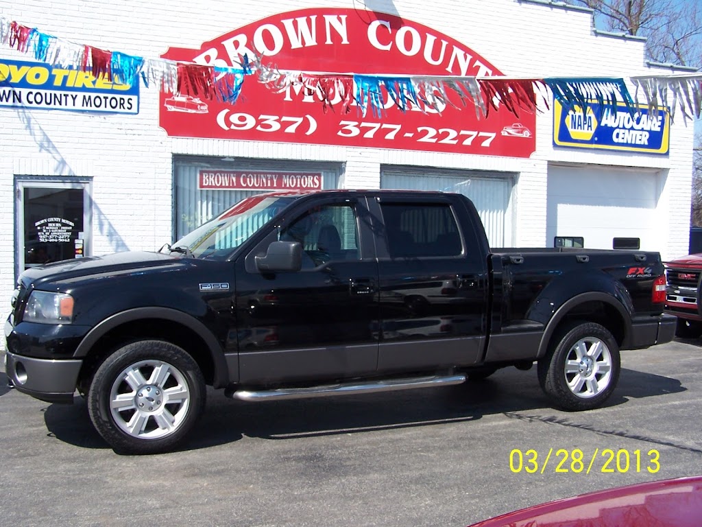 Brown County Motors | 601 N Columbus St, Russellville, OH 45168 | Phone: (937) 377-2277