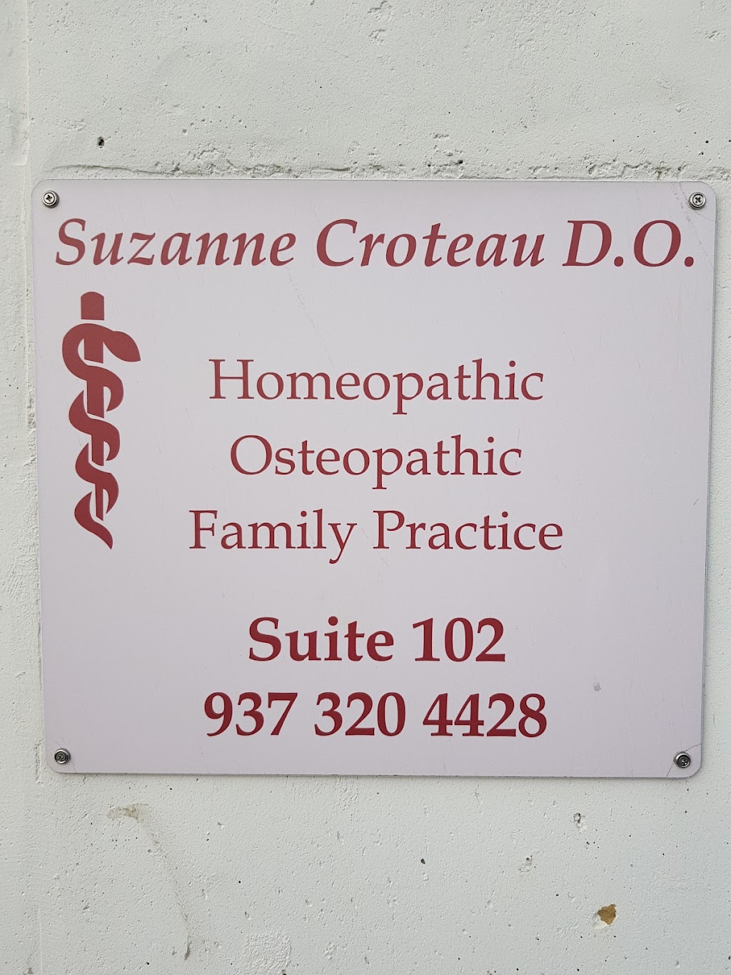 Dr. Suzanne T. Croteau, DO | 810 N Orchard Ln #102, Dayton, OH 45434 | Phone: (937) 320-4428
