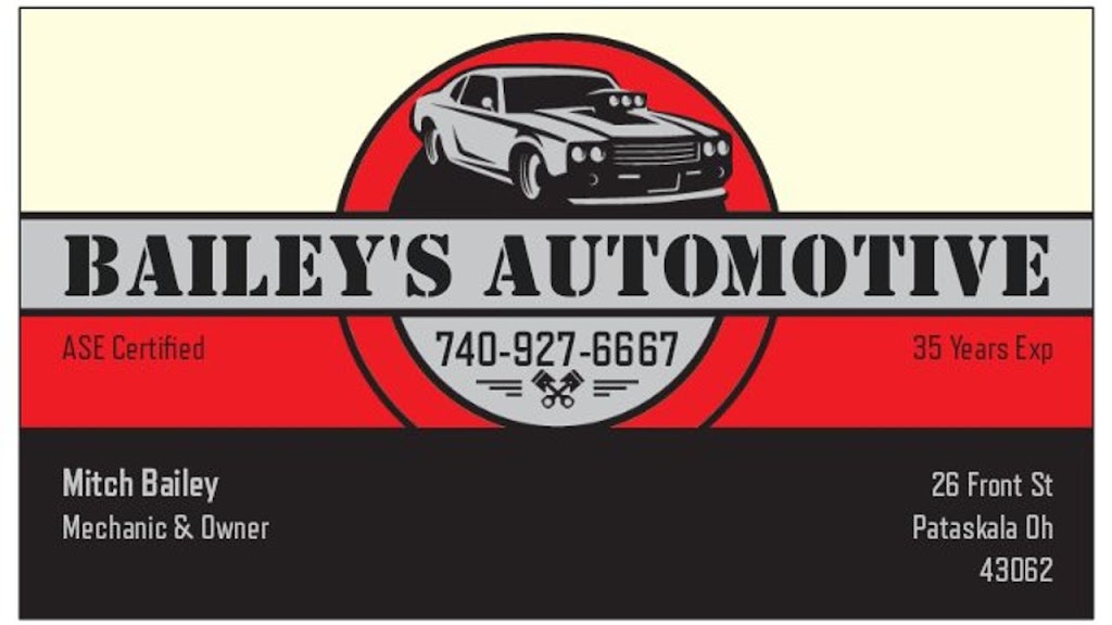 Baileys Automotive | 26 Front St, Pataskala, OH 43062 | Phone: (740) 927-6667