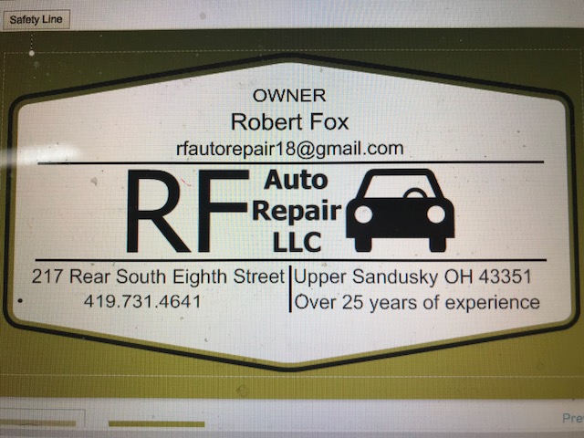 RF AutoRepair LLC | 217 S 8th St REAR, Upper Sandusky, OH 43351 | Phone: (419) 731-4641