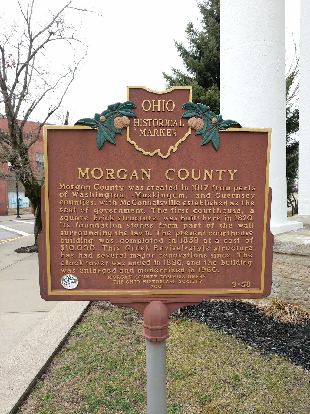 Morgan County Courthouse | 37 E Main St #2, McConnelsville, OH 43756 | Phone: (740) 962-4031