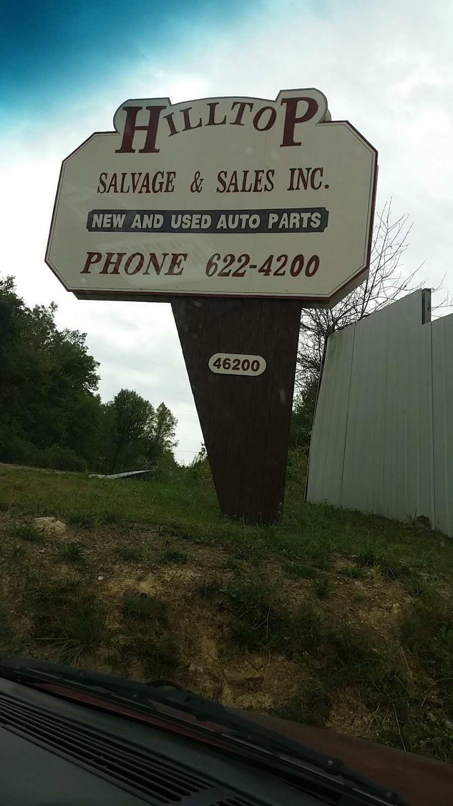 Hilltop Salvage & Sales Inc. | 46200 OH-541, Coshocton, OH 43812 | Phone: (740) 622-4200