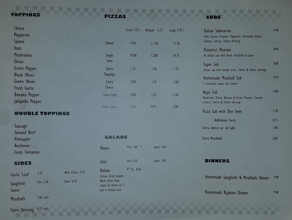 Panzeras Pizza of Upper Arlington | 3794 Fairlington Dr, Columbus, OH 43220 | Phone: (614) 442-7930