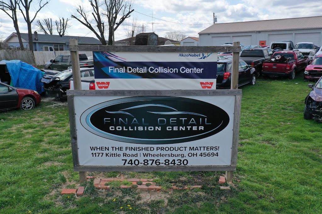 Final Detail Collision Center | 1177 Kittle Rd, Wheelersburg, OH 45694 | Phone: (740) 876-8430