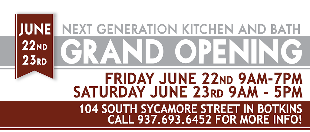 Next Generation Kitchen and Bath | 104 S Sycamore St, Botkins, OH 45306 | Phone: (937) 693-6452