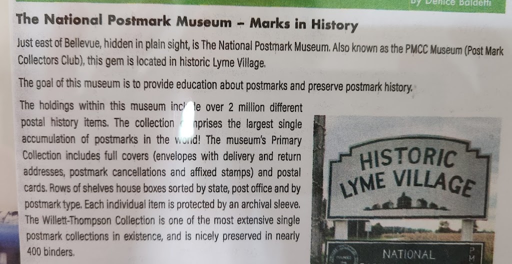Post Mark Collectors Club Museum | Bellevue, OH 44811 | Phone: (419) 483-1913
