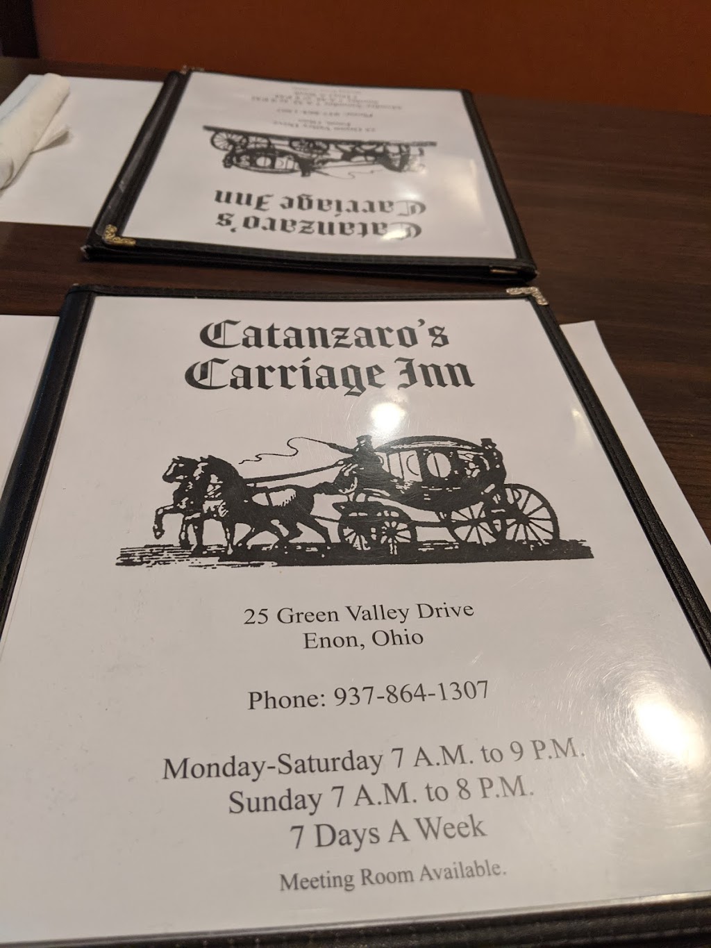 Carriage Inn Restaurant | 25 Green Valley Dr, Enon, OH 45323 | Phone: (937) 864-1307
