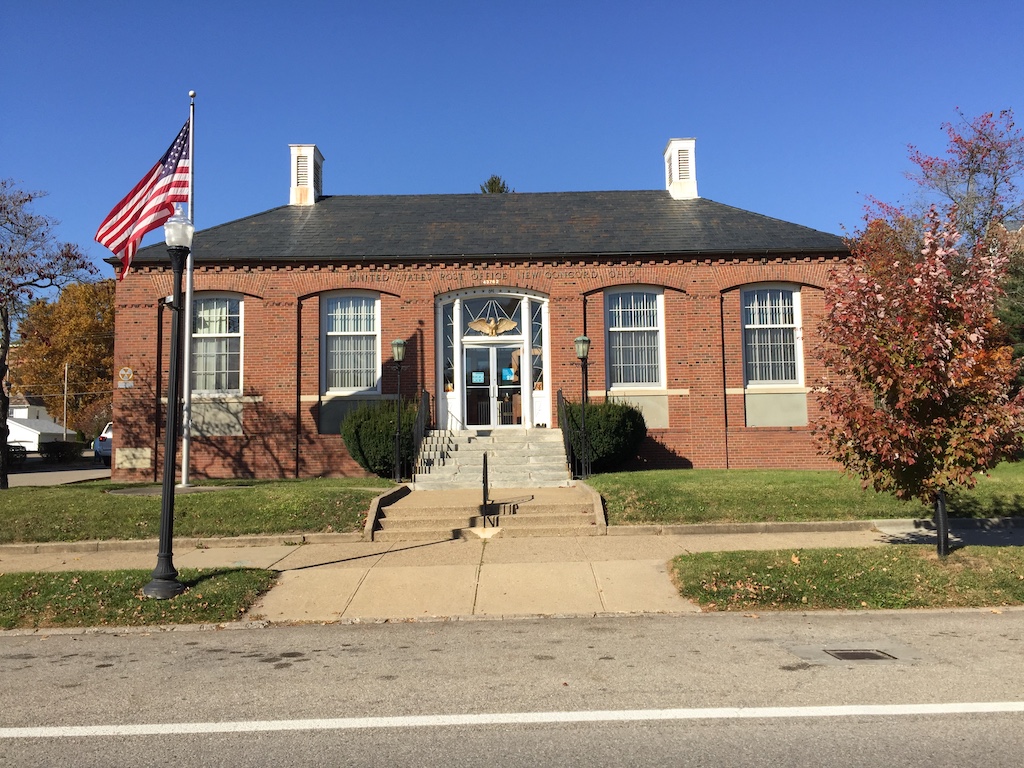 New Concord Post Office | 61 W Main St, New Concord, OH 43762 | Phone: (740) 826-4354